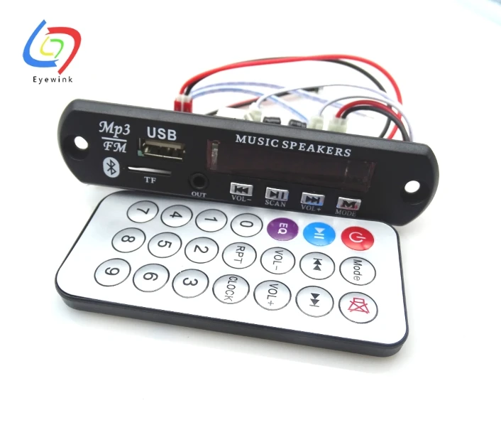 Eyewink A25 Горячая распродажа! USB TF радио Bluetooth MP3 WMA декодер доска 12 V беспроводной