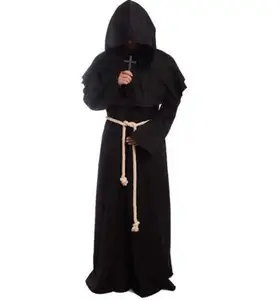 Новинка 2017, костюм для косплея в средневековом стиле, накидка с изображением монах и священников эпохи Возрождения, женский и мужской халат, костюм для костюмированной вечеринки в средневековом стиле на Хэллоуин
