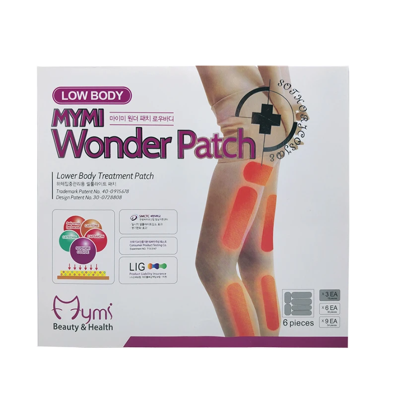 18 шт./упак. MYMI Wonder пластырь для похудения ног и рук продукты сжигание веса