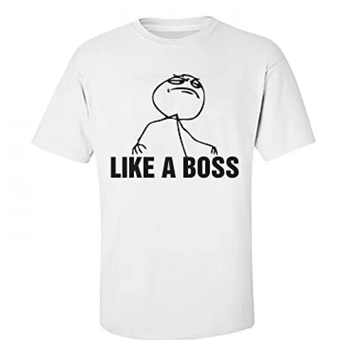 Летние Футболки Топы М 2xl Большой Хлопок Размер Тис О Образным Вырезом Как Босс: