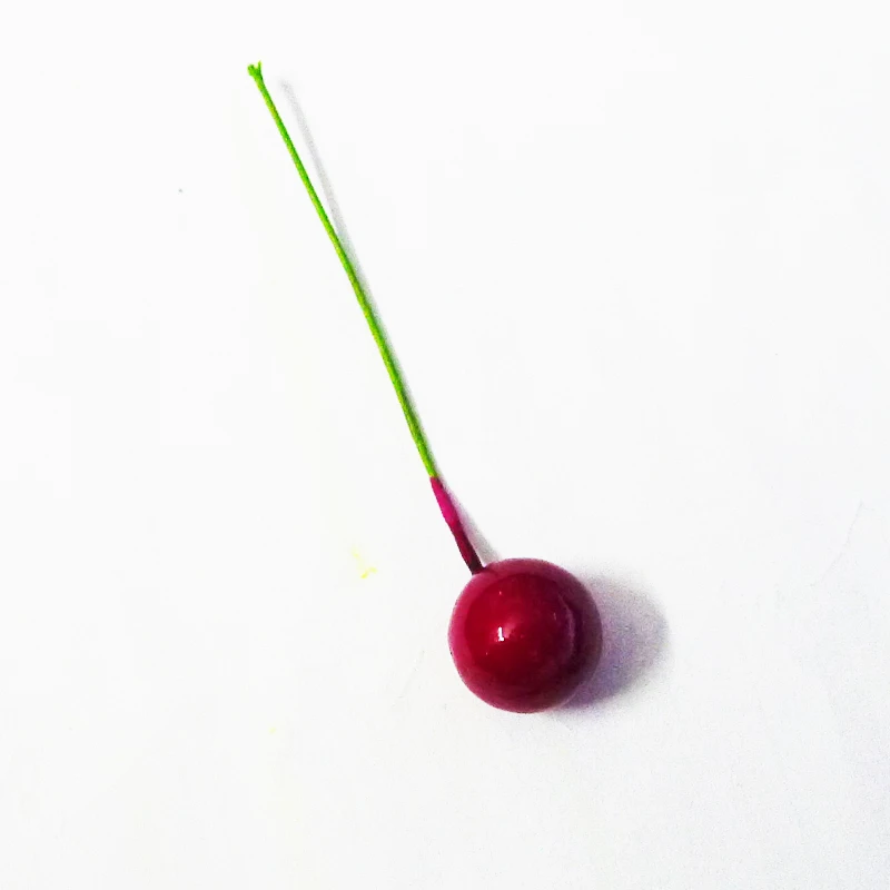 Красная ягода Stamen 20 шт./лот украшение вишня Ronce проволочный цветок для поделок