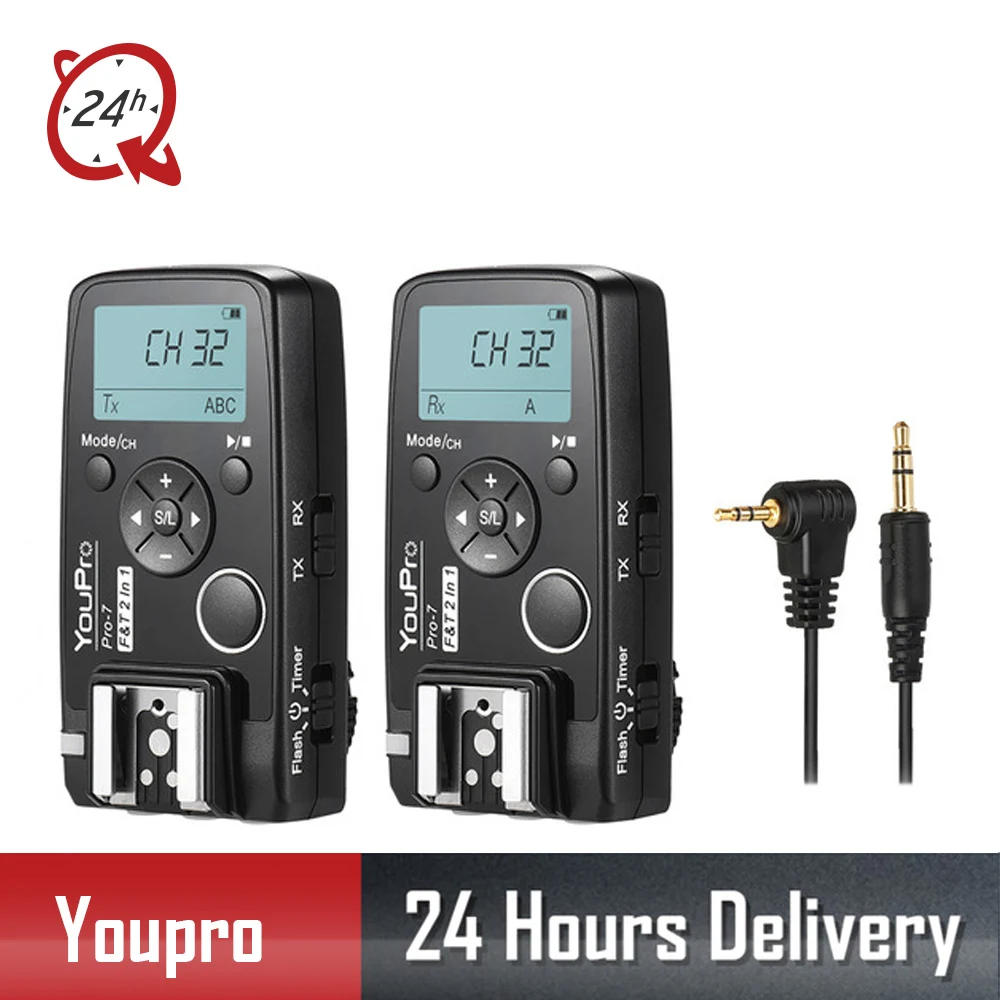 Беспроводной пульт дистанционного управления таймером затвора YouPro Pro-7 с