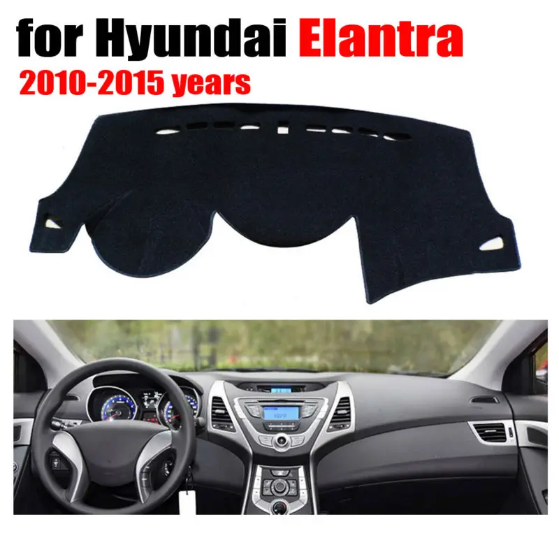 Крышки для приборной панели автомобиля RKAC коврик Hyundai Elantra 2010 2015 года