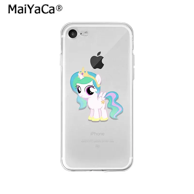 MaiYaCa My Little Pony ТПУ Мягкие аксессуары для телефонов чехол для телефона для Apple iPhone 8 7 6 6S Plus X XS MAX 5 5S SE XR мобильные телефоны