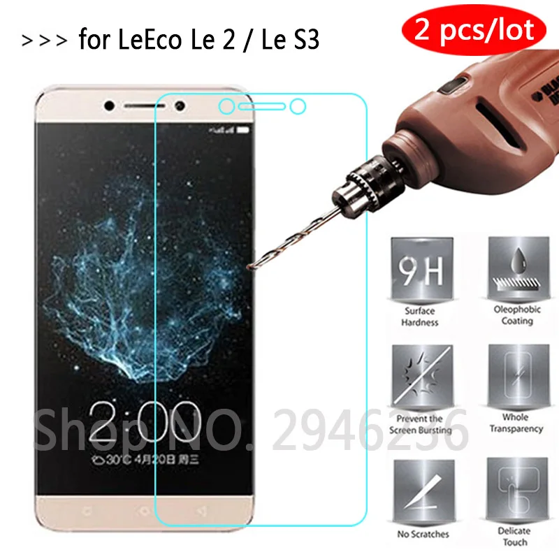 2 шт/комплект закаленное Стекло для Leeco LETV Le Pro Экран протектор X527 X520 защитная