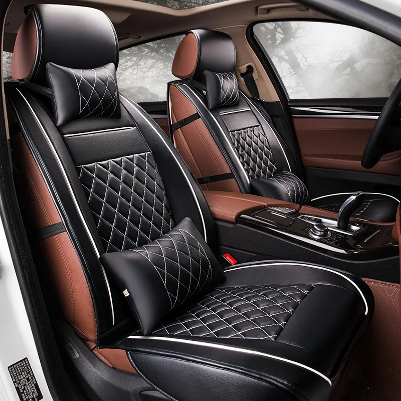 Чехол на сиденье автомобиля для Hyundai TUCSON новый SantaFe Solaris IX35 i10 HB20 i20 ix20 MATRIX Creta Skin Rohens
