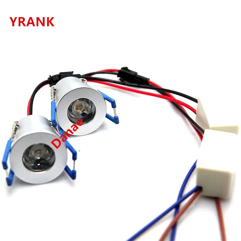 AC110-240V DC12V мини 3 Вт Светодиодный светильник с регулируемой яркостью светодиодный