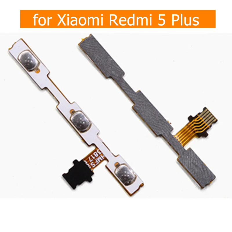 Для Xiaomi Redmi 5 Plus плюс Мощность Объем шлейф 5Plus на от объема стороне коммутатора