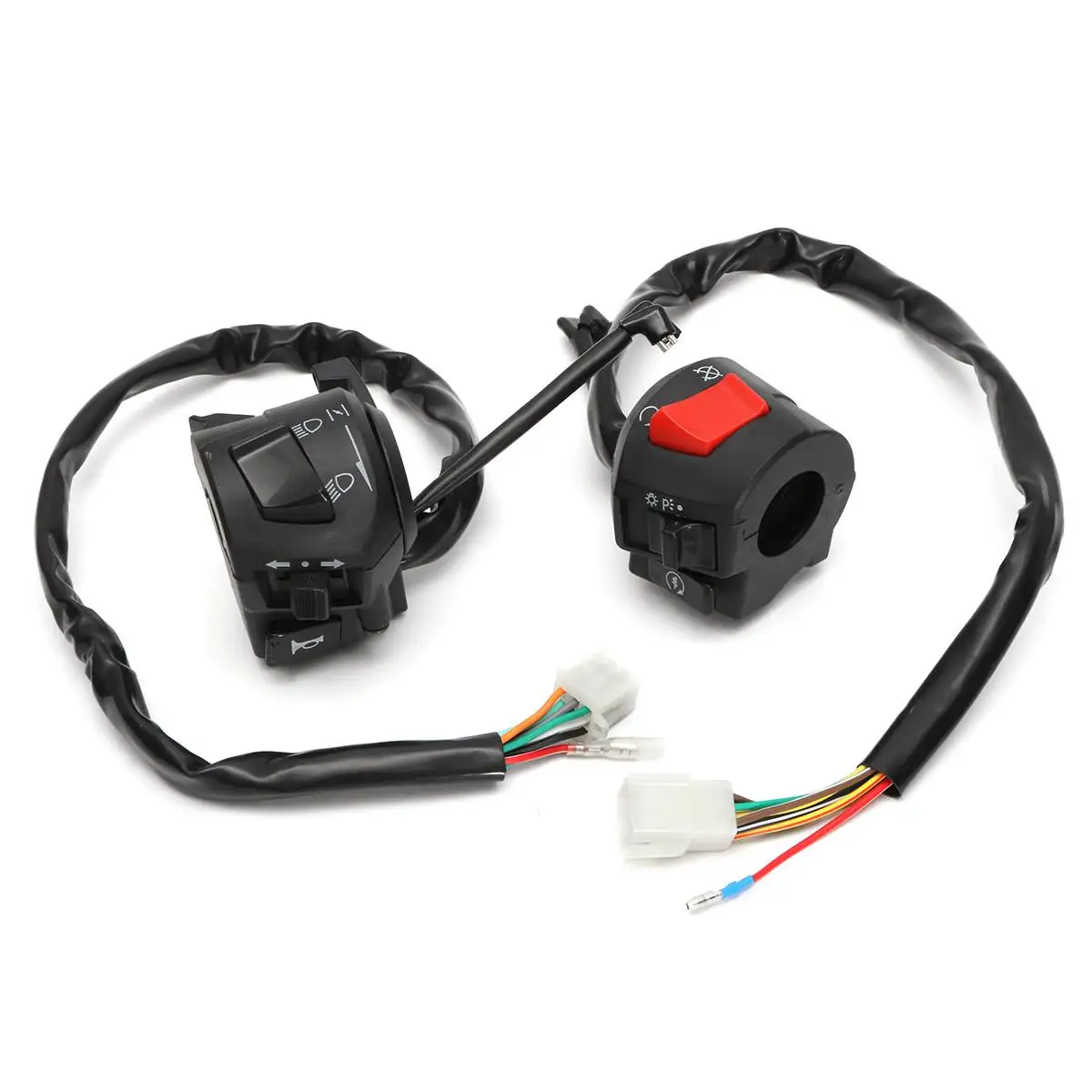 12V мотоцикл 7/8 &quotРуль управления переключатель рога сигнал поворота фара