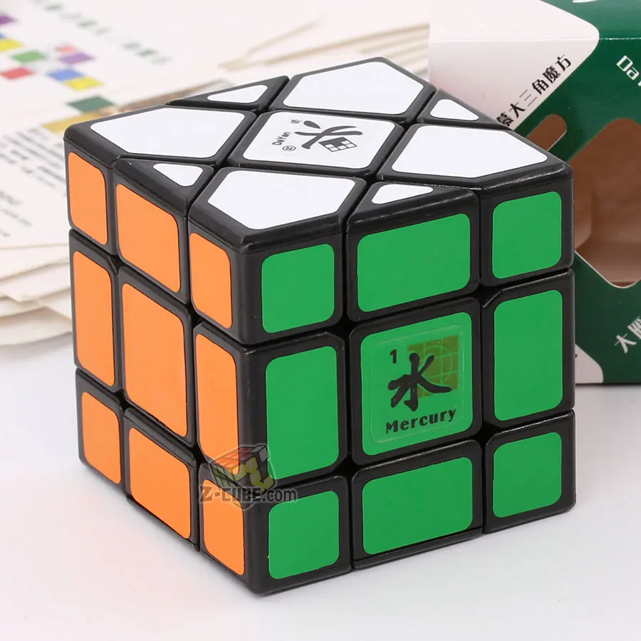 Mercury(Black) Магический куб головоломка Даян Бермуды 3x3x3 головоломка специальная странная форма кубик обучающий твист мудро игрушка игровой куб мастер коллекция - Цвет: Mercury(Black)