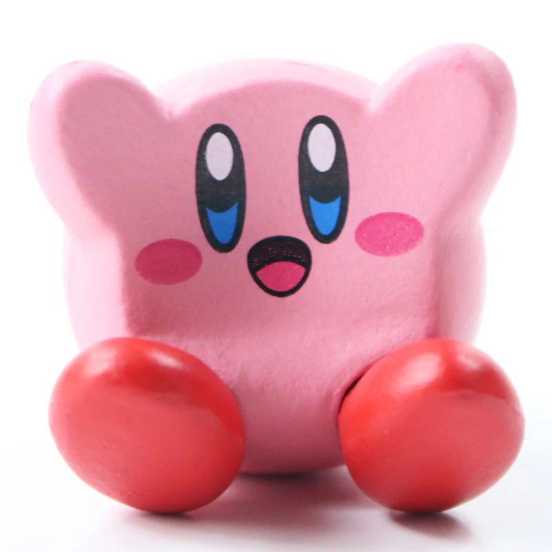 3-4 см 6 шт./лот экшн-фигурка Kawii Kirby wзора Doo ПВХ модель игрушек |