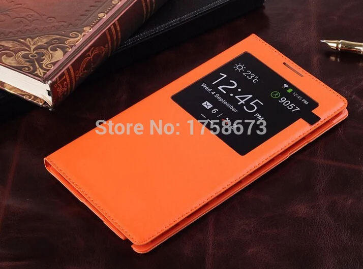 Чехол с микросхемой IC для Samsung Galaxy Note 3 III Note3 NoteIII N9000 роскошный кожаный откидной
