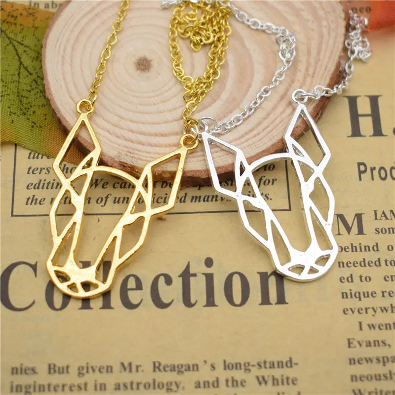 Оптовая продажа милая оригами бультерьер женская подвеска Очаровательное