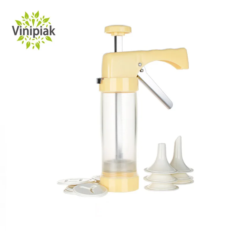 Кухонные пресс формы для печенья наборы с пистолетом 16 форм украшения и 6 насадок