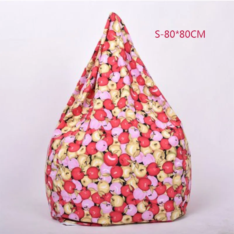 S-80X80CM Чехол для стула, сумки для фасоли, без наполнения, для дома, гостиной, дивана, кровати, ленивый, Повседневный, татами, фасоли, сумки, чехлы для стула для взрослых - Цвет: S-80X80CM