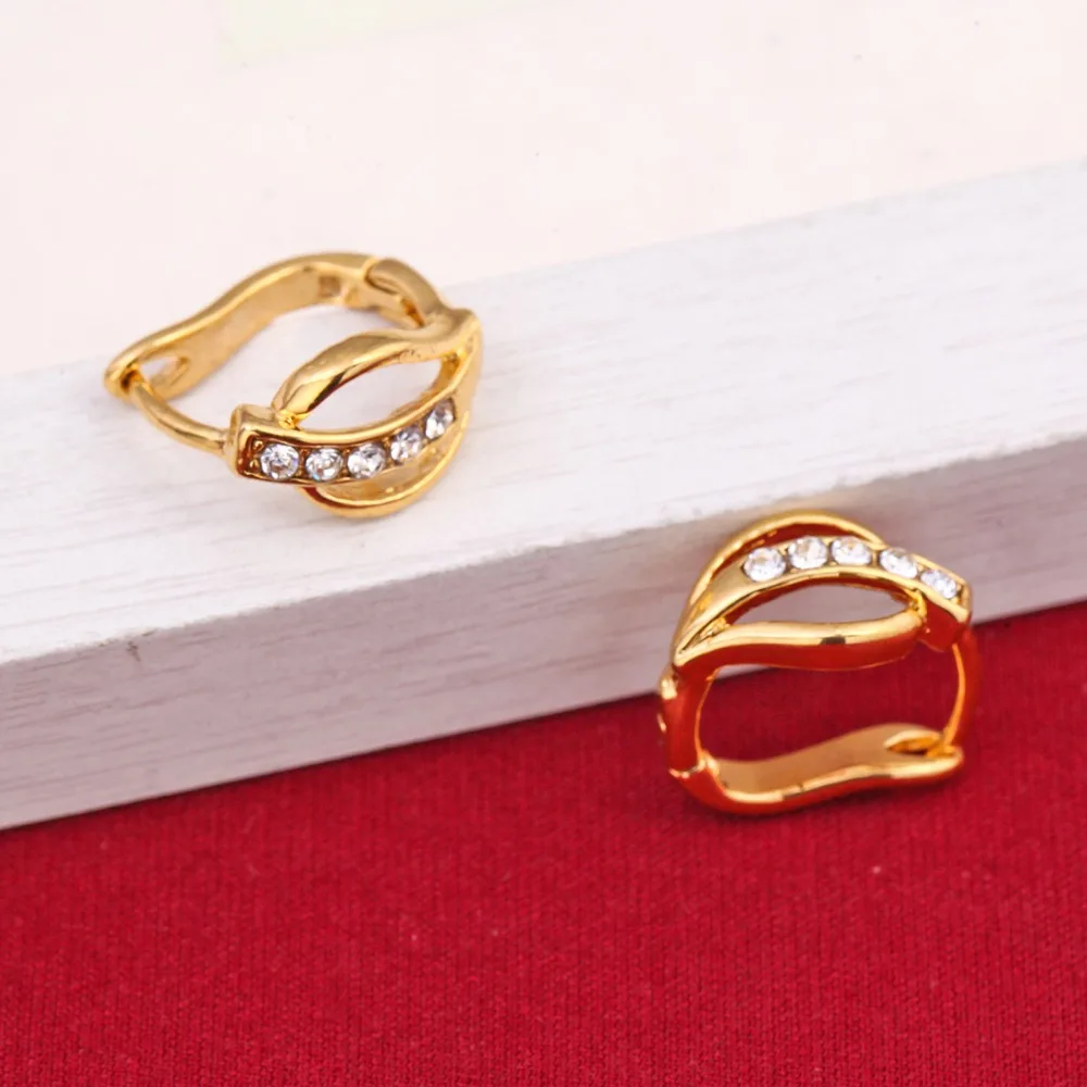 Новые Модные Элегантные женские серьги золотого цвета для девочек и женщин