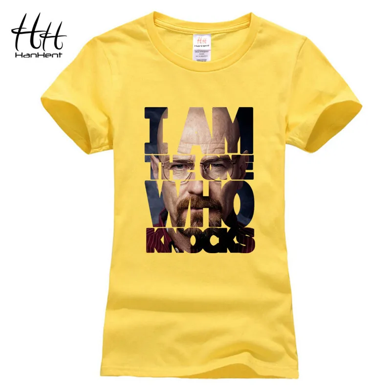 Hanhent Breaking Bad Heisenberg Модные женские футболки Топы брендовые хлопковые с коротким