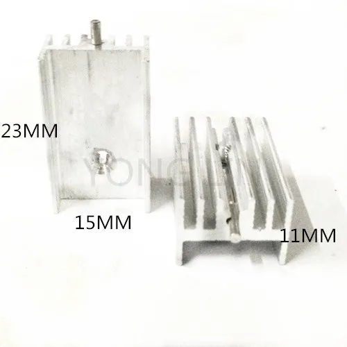 

10pcs Transistor radiator 15*11-23mm/aluminum heatsink/to-220 heatsink