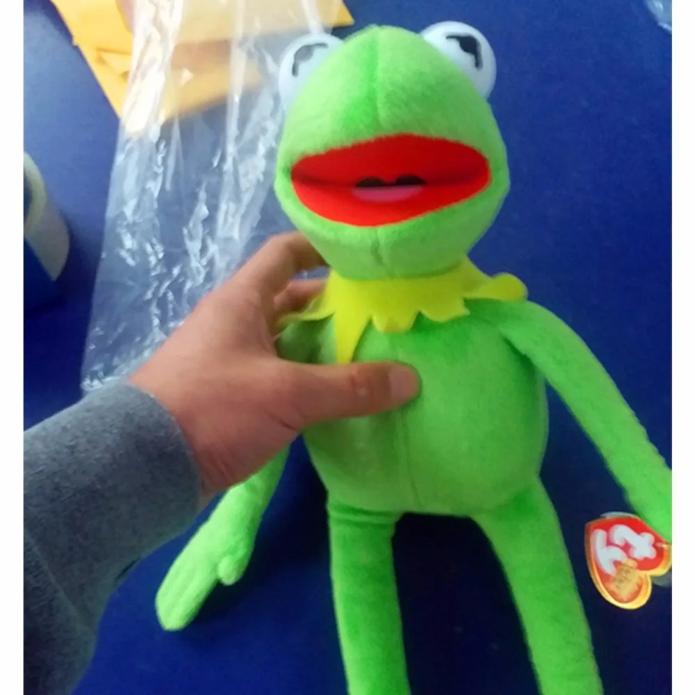 Горячая Kermit Улица Сезам Muppets лягушка игрушка плюшевая 18&quot|toy plush|muppets kermitsesame street |