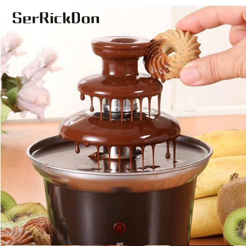 

Chocolate Fountain Fondue Event Wedding Children Birthday Home Fountains Christmas Waterfall Machine