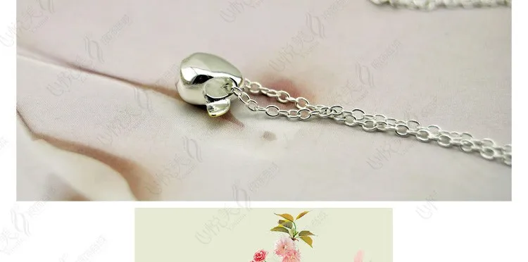 Аксессуары Little Angel. Женское модное ожерелье из настоящего стерлингового серебра