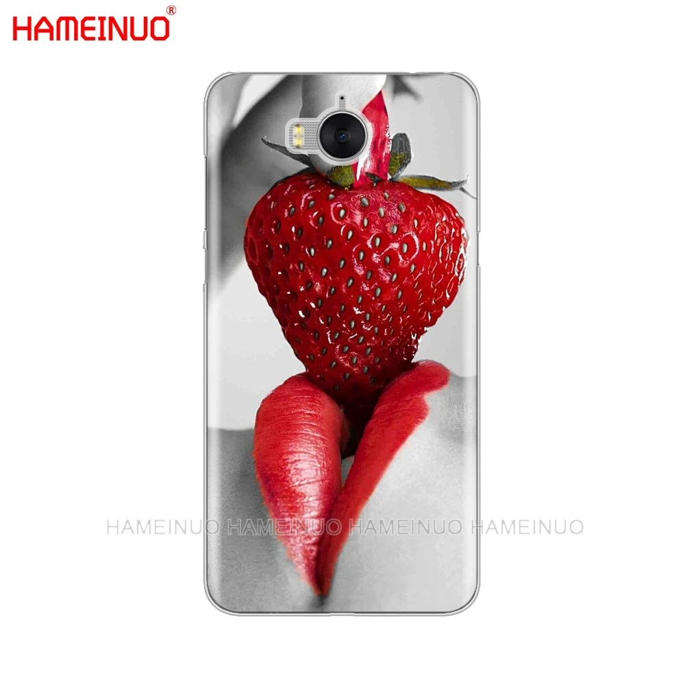 HAMEINUO роскошный корейский чехол для телефона с красными сексуальными губами и