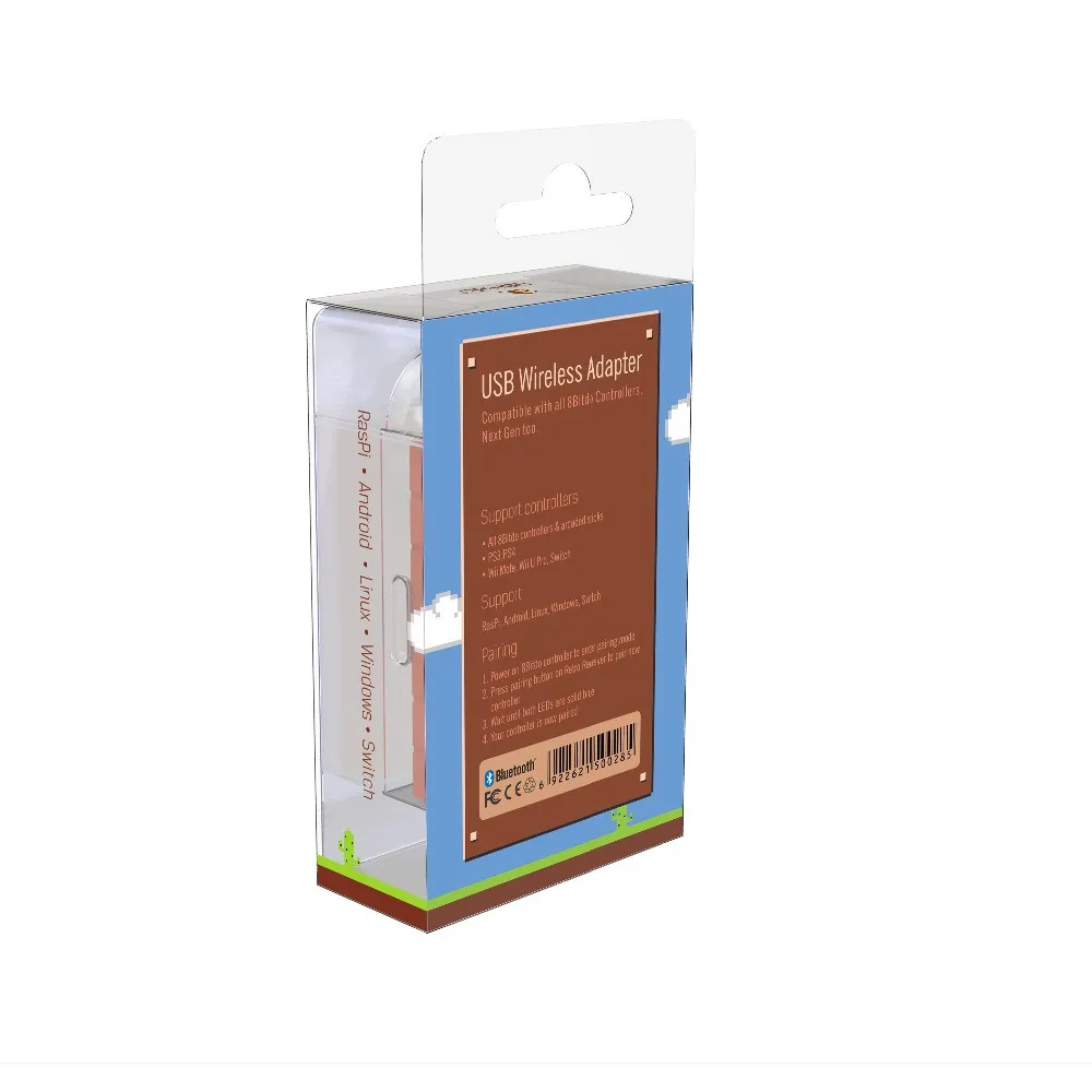 8 битдо USB беспроводной контроллер адаптер для Nintendo Switch/Windows/Mac/Raspberry Pi PS4 SN30 Pro SF30
