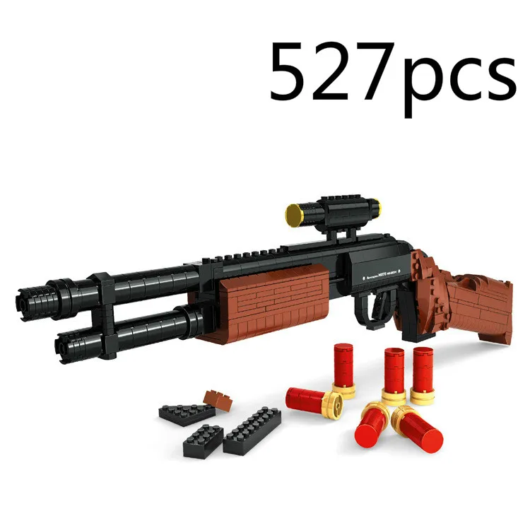 22804 777A M1911 пистолет пустынный Орел воздушный мягкий Ak47 Снайпер M4a1 детские игрушки 45 шт Строительный блок игрушечный пистолет - Color: 22804
