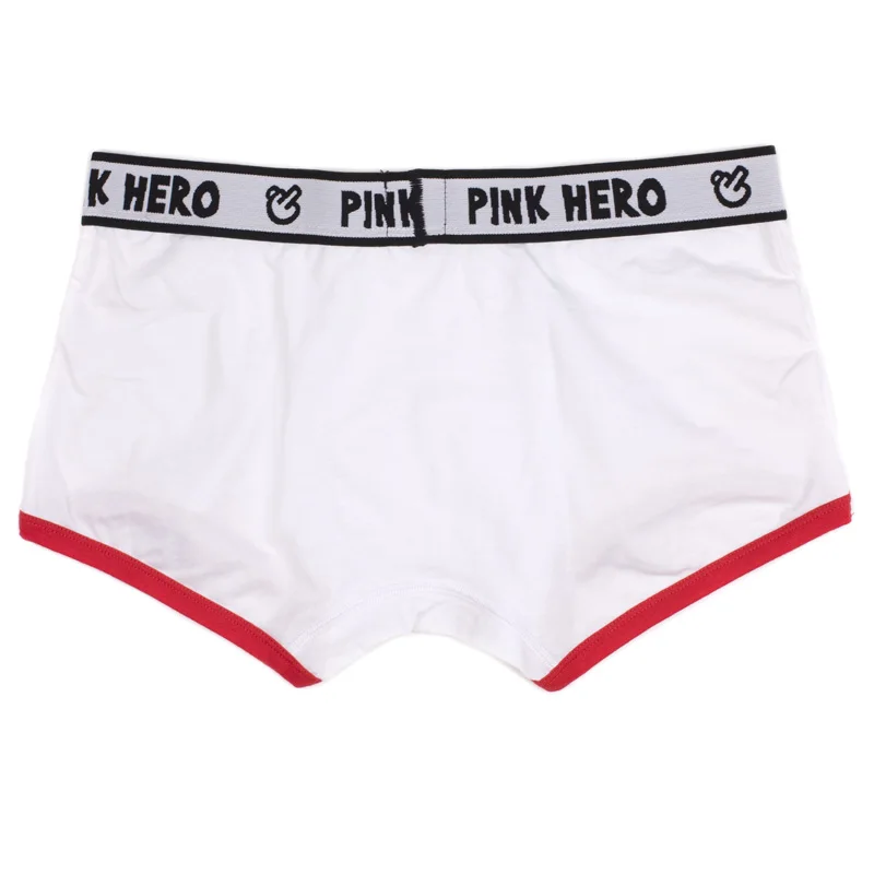 5 штук в партии Pink Heroes классическое Мужское нижнее белье мужское трусы высокого