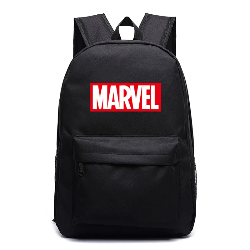 675-01 Цветная школьная сумка с надписью Marvel и Мстителями для мальчиков и девочек, женский рюкзак, школьные сумки для подростков, холщовые мужские Студенческие рюкзаки - Цвет: 675-01