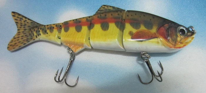 Комплект из 3 предметов мульти сочлененной рыболовные приманки наживка воблер 3D