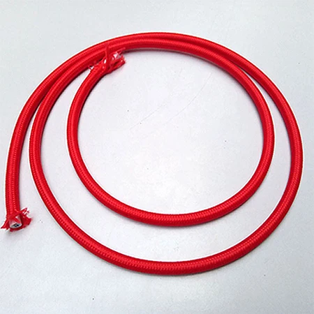 2x0,75 DIY винтажный цвет электрический шнур витой кабель Ретро Плетеный подвесной светильник из ткани провод электрический кабель цена - Цвет: Red