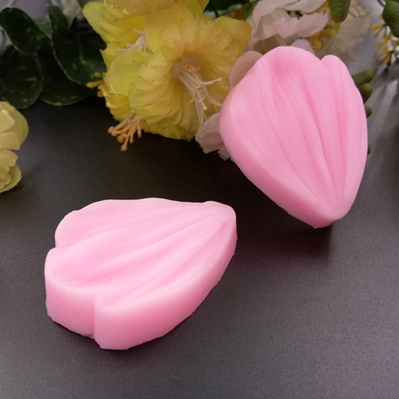 3D Silicone Flower Petal Mould Cake Mold Chocolate Sugarcraft Baking Decorating Tools AC646 | Дом и сад