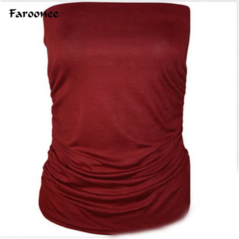 Женское нижнее белье без бретелек однотонные летние Мягкие Модальные топы