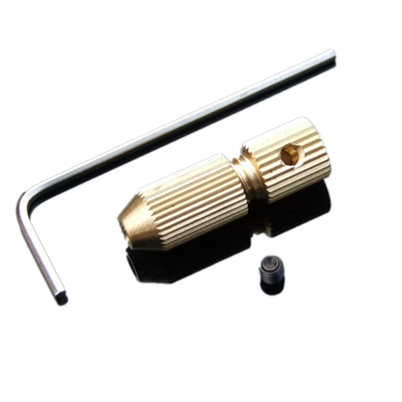 2 шт. латунный двигатель вал Зажимной патрон микро DrillBit зажим инструмент для RC DIY