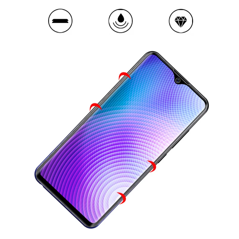 EXUNTON 3 шт для huawei Honor 8X MAX 3D передний полный охват ультра тонкая Супер Прозрачная