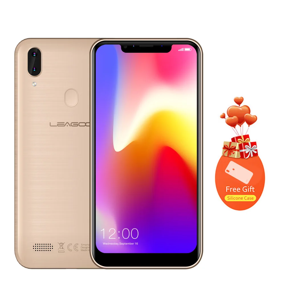 LEAGOO M11 Смартфон Android 8 1 6 18 &quot2 Гб ОЗУ 16 ПЗУ MT6739 четырехъядерный 4000 мАч задний