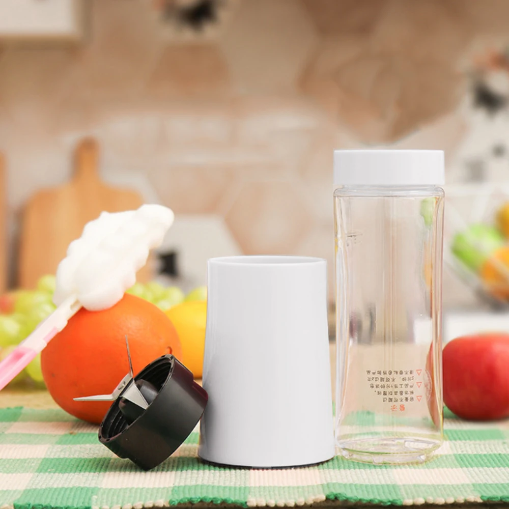 Бытовой портативный 280 мл Мини электрическая соковыжималка машина смузи 4 острых