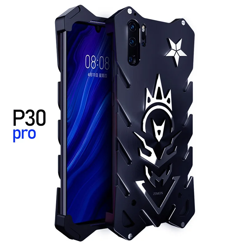 ZIMON Алюминиевый металлический корпус чехол для телефона Fundas Huawei P30/P30 Pro Чехол Coque