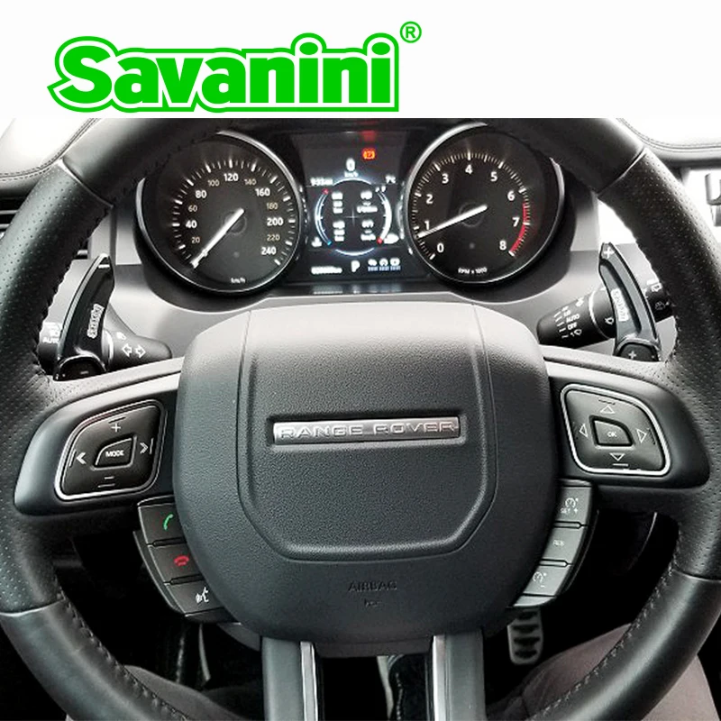 Savanini алюминиевый руль сдвиг удлинение лопасти для диапазона/Land Rover Evoque Дискавери/Jaguar XF XE Авто Стайлинг