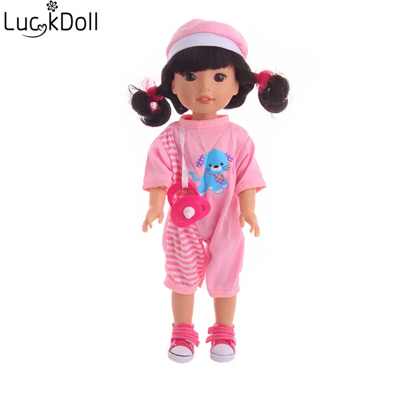Красивый костюм ручной работы LUCKDOLL одежда из трех частей для кукол 14 5 дюйма