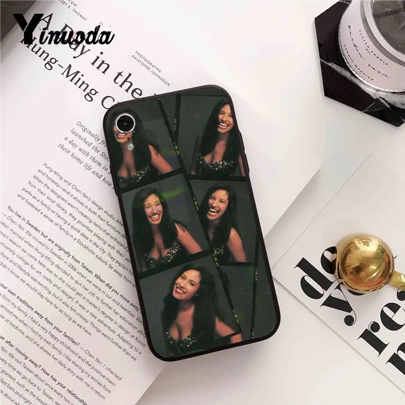 A12 Yinuoda selena quintanilla ТПУ Мягкий силиконовый чехол для телефона чехол для iPhone 8 7 6 6S Plus X XS MAX 5 5S SE XR 10 чехол Fundas Capa - Цвет: A12