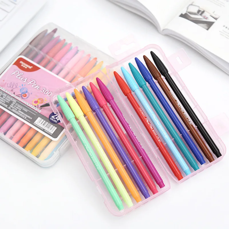 

Watercolor Pen Box Gift Set Children's Primary And Secondary School Students Coloured Neutral Pen Art Set For Kids Pastel Colors