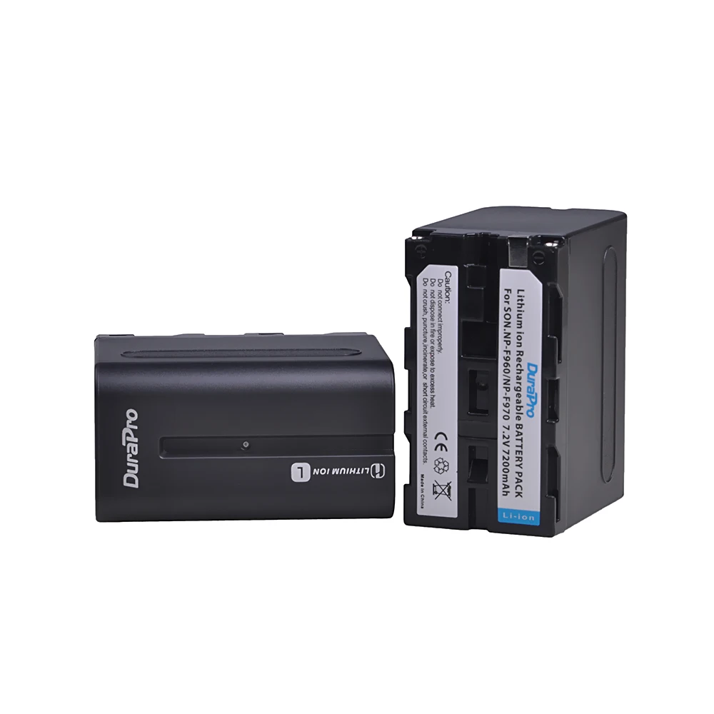 Durapro 4x7200 мАч NP F960 F970 батареи для фотоаппарата + светодиодное сверхбыстрое