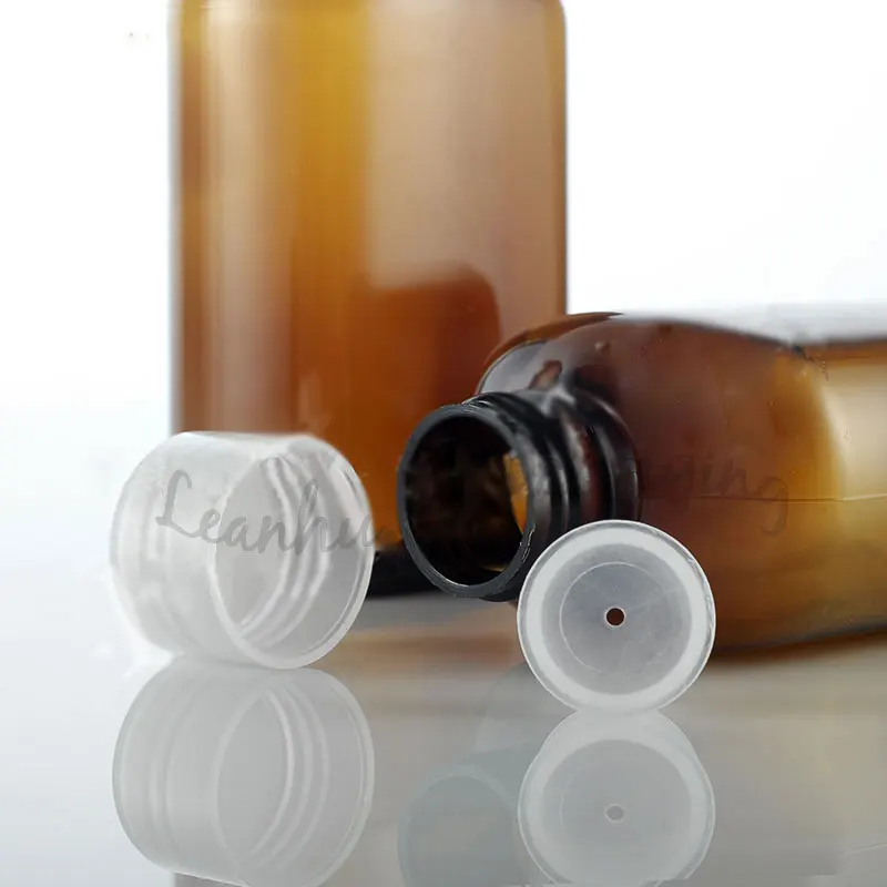 Коричневая бутылка для косметики домашних животных с закручивающейся крышкой 125