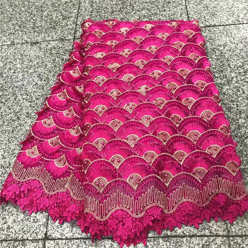 Best Selling African Lace Fabric 2018 Embroidered Net Nigerian Beaded Laces High Quality French Tulle NLY27-1 | Дом и сад