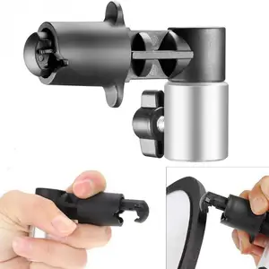 Держатель для фотофона с зажимом-рефлектором, Круглый овальный отражатель для фотосъемки светильник вкой и стрелой