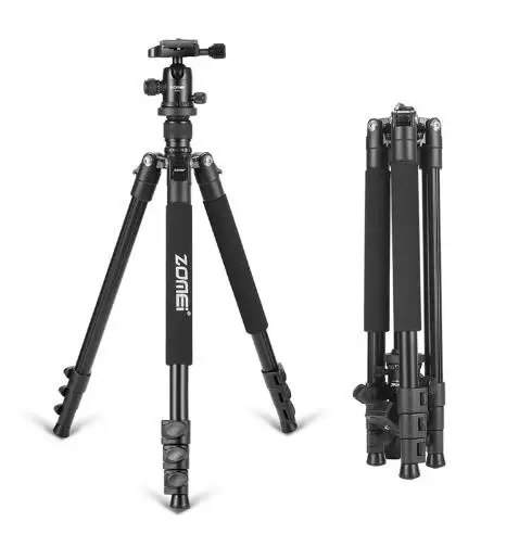 Портативный Алюминиевый Гибкий штатив Zomei Q555 с шаровой головкой для DSLR-камер |