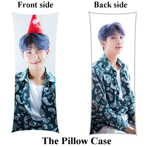 color Kpop rm Rap Monster home Boyfriend длинный Чехол на подушку Bangtan для мальчиков, чехол на заказ, двусторонний чехол с принтом - Цвет: color