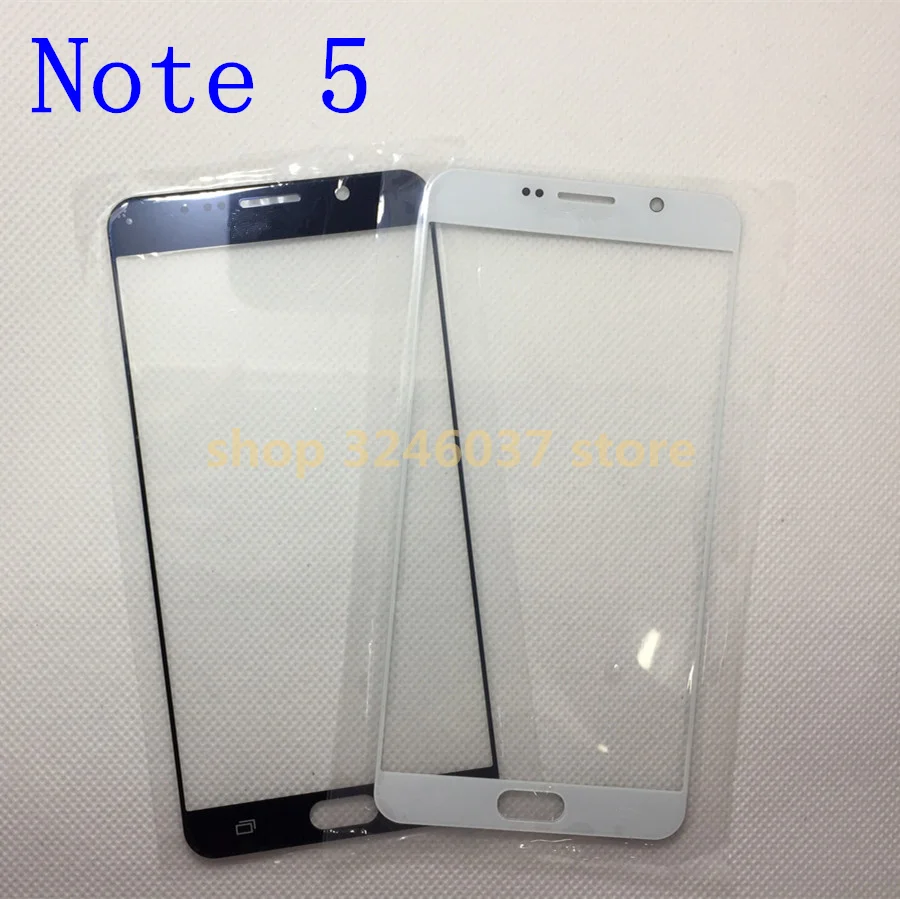 

20pcs/lot AAA+Front LCD digitizer screen front Outer Lens Glass For Samsung Galaxy Note5 Note 5 N9200 N920F N920V N920A N920T